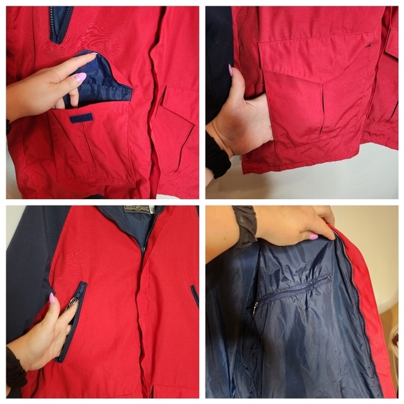 Mother Karen's Red Blue Coat. Men's size Large. - Picture 4 of 14